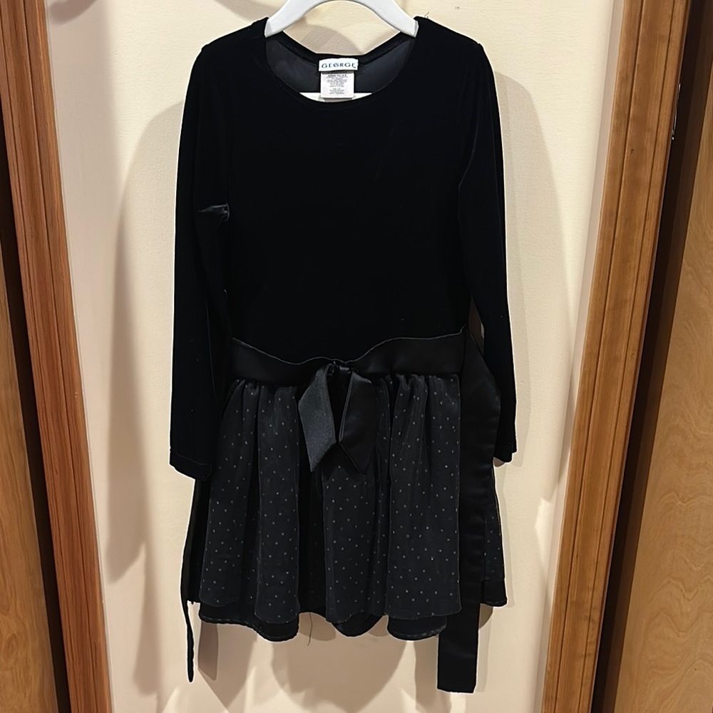 George Black Fit and Flare Cocktail Dress